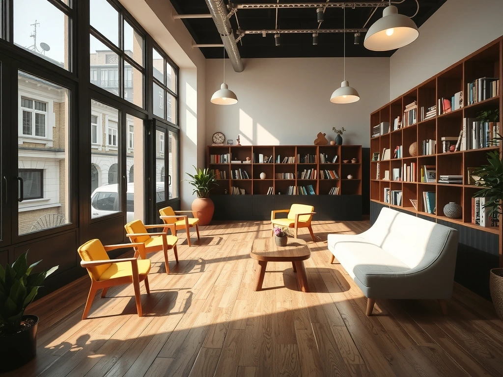 Interior of Calm Footprint Studio in Beyoğlu